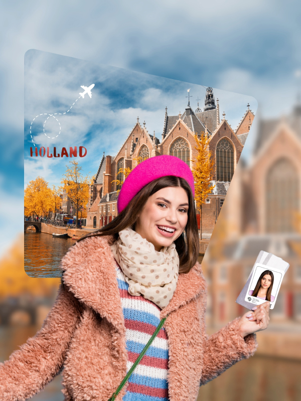 Holland Biometrische Fotoanleitung für das Visum